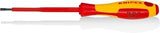 KNIPEX Tools 98 20 35 1/8-Inch Slotted Screwdriver, 4-Inch Insulated