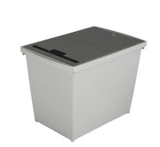 Electronic Waste Collector by HSM – Hdpe, Gray, Model HSM1070070140