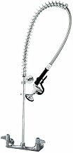 HUBERT Stainless Steel Wall Mount Pre-Rinse Faucet Unit - 39" H