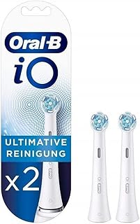 Braun Oral-B 4210201319795 iO Ultimate Cleaning Brush Heads for Sensational Mouth Feeling 2 Pieces