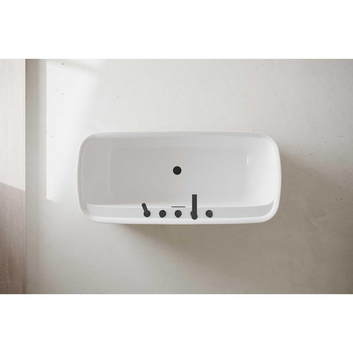 Calum Soaking Bathtub by Lighting Design – Chrome