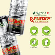 AriZona Rx Energy Watermelon / 22 Fl Oz (24 Pack) / 24 Tonic Water