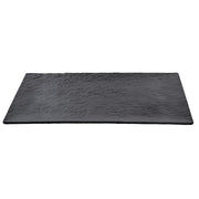Serving Tray Matte Black Textured Melamine - 21" L x 15" W by HUBERT – melamine, Black, Model M1415-BLACK