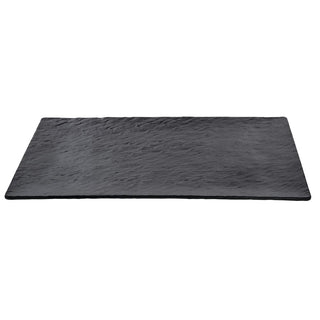 Serving Tray Matte Black Textured Melamine - 21" L x 15" W by HUBERT – melamine, Black, Model M1415-BLACK