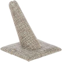 Ring Holder Display Burlap 2 1/8" H