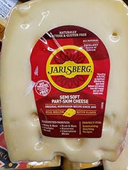 Jarlsberg Original Norwegian Semi Soft Part Skim Cheese 2lb x 2 pk `Total ~4lb`
