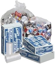 36x58 Clear Perforated Coreless Roll Can Liner - 100 per case.