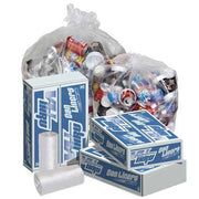 36x58 Clear Perforated Coreless Roll Can Liner - 100 per case. by Pitt Plastics – 1 Count (Pack of 100), Plastics, Pack of 100, Model P6020XC