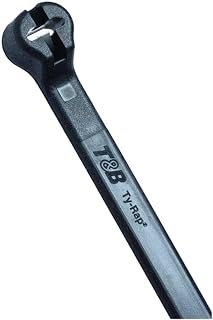 Thomas & Betts MS3367-2-0 Black Ultraviolet Resistant 14" Cable Tie TY28MX (1000 Per Bag)