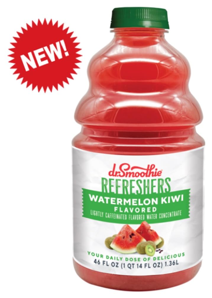 Refreshers Watermelon Kiwi by Dr. Smoothie – 46 Fl Oz (Pack of 1)