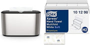Xpress Paper Towel Dispenser and Tork Extra Soft Multifold Hand Towels (16 Packs)