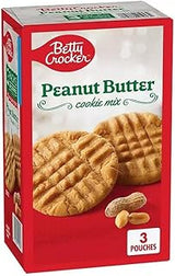 Betty Crocker Peanut Butter Cookie Mix 3-17.5 Oz (Pack of 2)