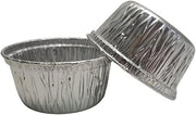 D&W Fine Pack 4 Ounce Disposable Aluminum Ramekins - Versatile Soufflé & Crème Brulee Foil Cups, Ideal for Baking & Serving, Premium Disposable Ramekins, Aluminum Cupcake Pans - 19044