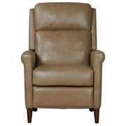 Beige Lotus Cream Manual Recliner by Starlight Canyon Home – Top Grain Leather with Match (X), Beige