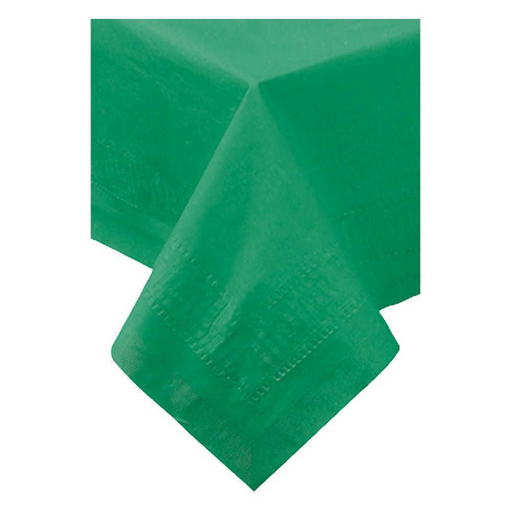 Hoffmaster Cellutex Table Covers, Tissue/polylined, 54" X 108", Jade Green, 25/carton