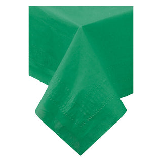 Hoffmaster Cellutex Table Covers, Tissue/polylined, 54" X 108", Jade Green, 25/carton