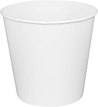 Karat C-FB170W 170 oz Food Buckets with Paper Lids (223mm) Case of 150