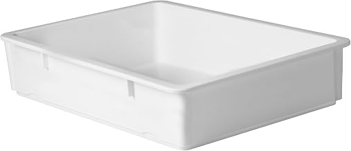 Winco 25 1/2" x 17 1/2" White Plastic Dough Box