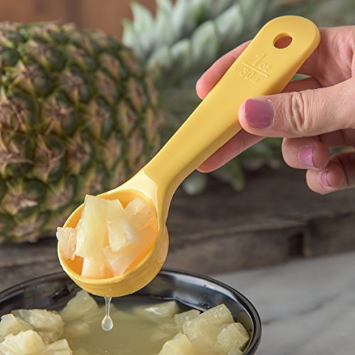 Carlisle FoodService Products 1 oz (Pack of 12) / Amarillo / Short Handle (Pack of 1) Dessert Spoons