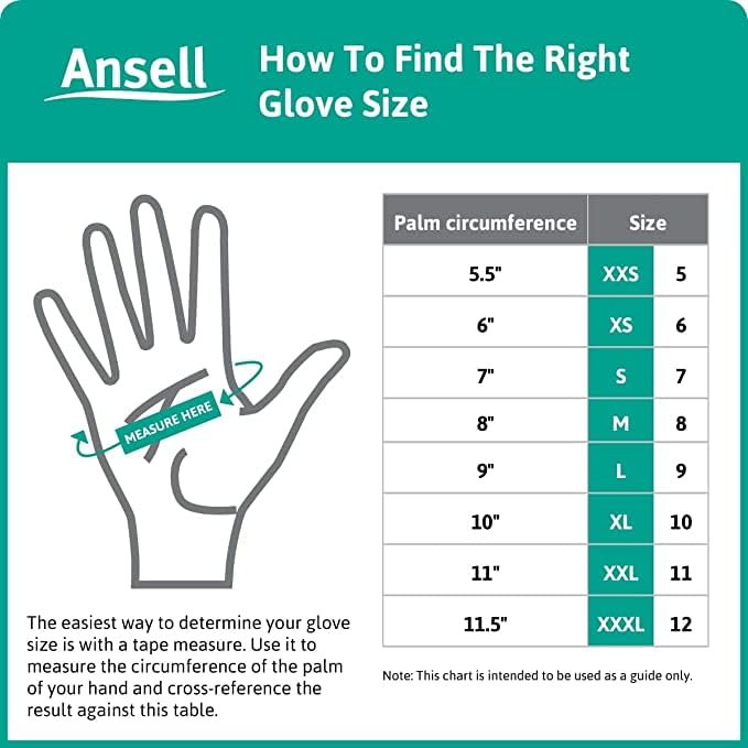 MICROFLEX Derma Free DF-850 Vinyl Gloves by Ansell – Medium, Vinyl, Natural, Pack of 100, Model DF-850-M