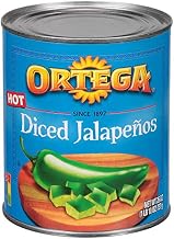 Ortega Diced Jalapeno Peppers - 26 oz. can, 12 cans per case
