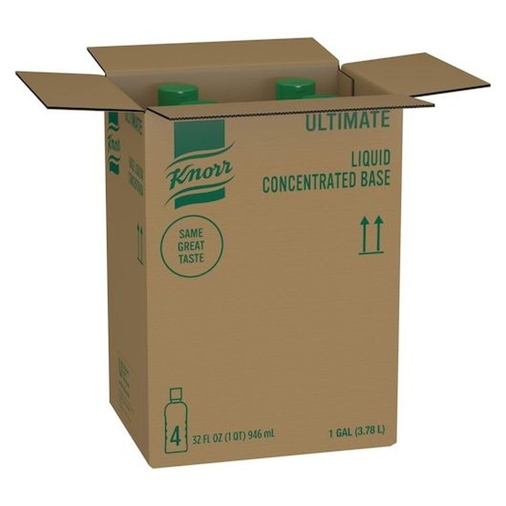 Vegetable Liquid Concentrated Base 32 ounce - 4 per case. by Knorr – Pack of 4