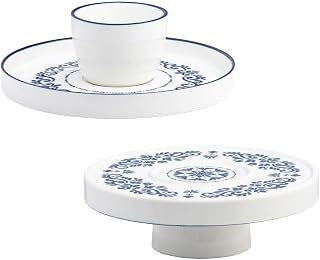 10 Strawberry Street Talavera Serveware (Multiway Server - Chip & Dip/Cake Stand)
