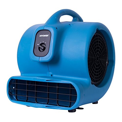 XPOWER 15.9. D x 18.5. H x 17.5. W inches / Pro P-800 / Blue Floor Fans