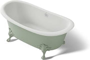 Kohler 21000-PAG-0 Artifacts™ 66-1/8" x 32-1/2" freestanding bath, Aspen Exterior with White Interior