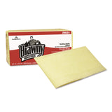 Brawny Yellow Quarter-Fold Disposable Dusting Cloth by GP PRO by Georgia-Pacific – 24" x 24", Rayon, Yellow, Pack of 4, Model 29624