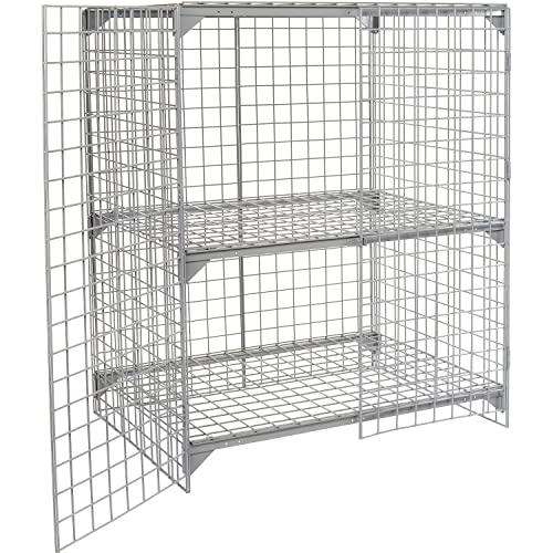 Global Industrial 4' x 2' x 5' / Gray / Industrial Storage Lockers