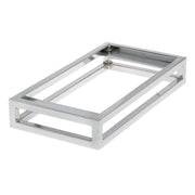 Cerve Collection Chrome Third Size Housing - 2"H by HUBERT – Metal, Grey