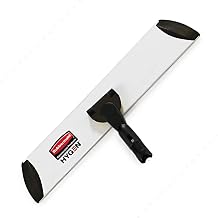 Rubbermaid Commercial Products HYGEN Microfiber Quick-Connect Mop Frame 17 inch Silver for Janitorial/Professional/Industrial Cleaners for Heavy-Duty Floor Cleaning/Mopping/Dusting