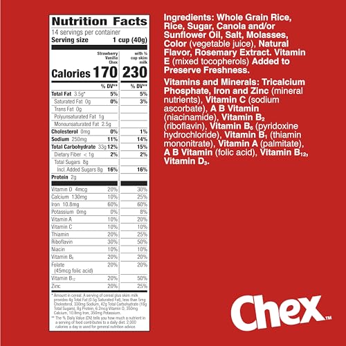 Chex 19.8 Ounce (Pack of 5) / 5 Cold Cereal