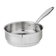 Browne Thermalloy 2 qt Stainless Steel Straight-Sided Sauté Pan with Handle - 8 7/10"Dia x 4"H by Browne Foodservice – 2.0 quarts, Stainless Steel, Silver, Model 65506241807