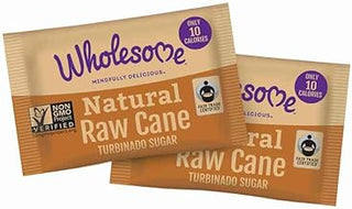Wholesome Sweeteners Natural Raw Cane Sugar Packet, 2. 6 Gram -- 1000 per case.