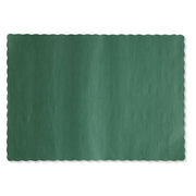 Solid Color Placemats by Hoffmaster – Large, Paper, Hunter Green, Model 310528