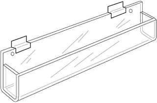 Slatwall Book Displays, Closed Ends, Tilt, 72302