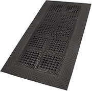 Notrax Drainage Mat,Black,3 ft.x5 ft. 620S0035BL
