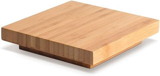 Rosseto SW104 Skycap Bamboo Square Riser Cap, 6.7" Length x 6.7" Width x 1.4" Height, Natural