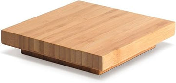 Rosseto SW104 Skycap Bamboo Square Riser Cap, 6.7" Length x 6.7" Width x 1.4" Height, Natural