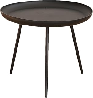 Circular Upright Sofa Side Table Minimalist Living Room Mesa Auxiliar Table Movable Short Nightstands
