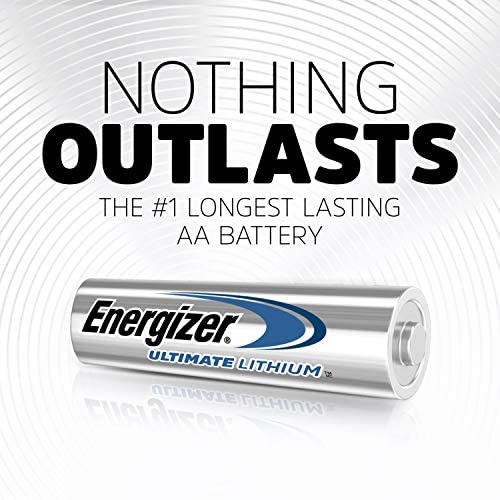 12 Count by Energizer – 12 Count, Model Ultimate Lithium AA Batteries