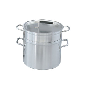 Wear-Ever Double Boiler with Inset and Lid (10-Quart/8.5-Quart) by Vollrath – aluminum, Unknown, Model 67708