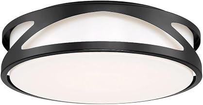 49990LEDDCS-BL/ACR Lucia - 16W 1 3CCT LED Flush Mount-4 Inches Tall and 13.75 Inches Wide