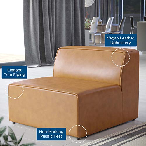 Modway Tan / Armless Chair / Contemporary Sofas & Couches