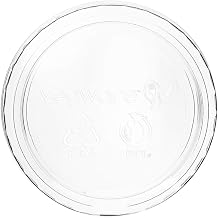 Vegware Plant-Based Compostable PLA Portion Pot Lid (Case of 2000)