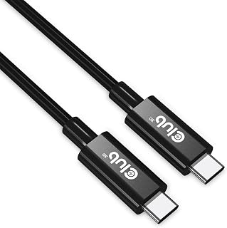 CAC-1579 USB4 Gen3x2 Type C to Type C Bi-Directional Cable with 240W Charging, 40Gbps Data Transmission and Supports 8K60Hz Video with Retimer IC 3m-9.84ft