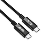 CAC-1579 USB4 Gen3x2 Type C to Type C Bi-Directional Cable with 240W Charging by Club 3D – 40Gbps 8K60Hz 240W- 3m, tile, Black, Model Parent_Type_C