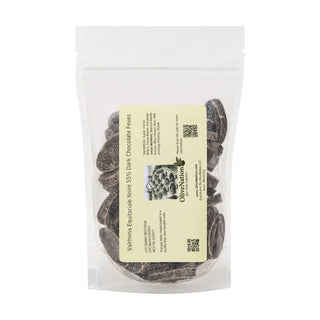 Equatoriale 4661 55% Dark Semi Sweet Chocolate Callets from OliveNation for Baking & Enrobing - 3 lbs by VALRHONA – 48.0 Ounce (Pack of 1)